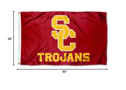 USC Trojans New SC Flag and USA 3x5 Flag Set - Sports Collectibles, Sports Memorabilia, Sports Fan Shop, Sports Gifts