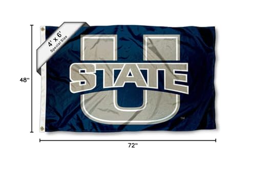 College Flags & Banners Co. Utah State Aggies 4 ft x 6 ft Flag - Sports Collectibles, Sports Memorabilia, Sports Fan Shop, Sports Gifts