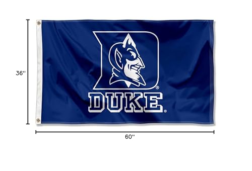 Duke Blue Devils Primary Logo Large Grommet Banner Flag - Sports Collectibles, Sports Memorabilia, Sports Fan Shop, Sports Gifts