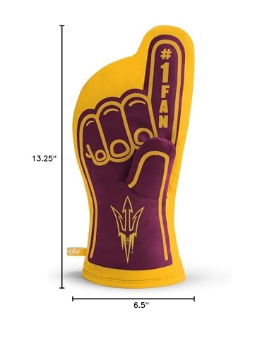 YouTheFan NCAA Arizona State Sun Devils #1 Oven Mitt - Sports Collectibles, Sports Memorabilia, Sports Fan Shop, Sports Gifts