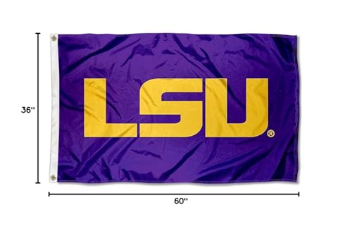 College Flags & Banners Co. LSU and USA Flag 3x5 Set - Sports Collectibles, Sports Memorabilia, Sports Fan Shop, Sports Gifts