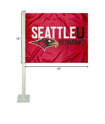 College Flags & Banners Co. SU Redhawks Car and Auto Flag - Sports Collectibles, Sports Memorabilia, Sports Fan Shop, Sports Gifts