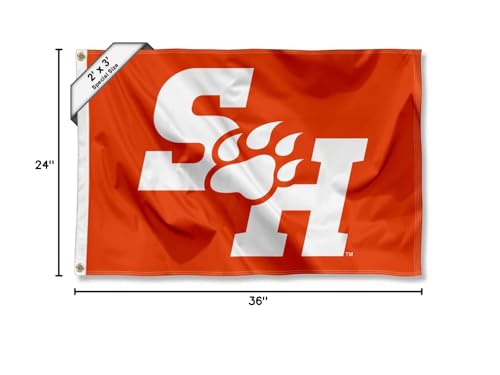College Flags & Banners Co. Sam Houston State Bearkats New Logo Small 2x3 Foot Flag - Sports Collectibles, Sports Memorabilia, Sports Fan Shop, Sports Gifts