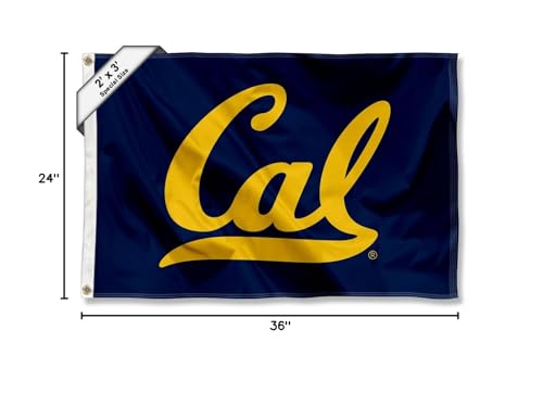 Cal Berkeley Golden Bears Small 2x3 Foot Flag - Sports Collectibles, Sports Memorabilia, Sports Fan Shop, Sports Gifts