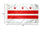 Sports Flags Pennants Company Washington DC Flag 3x5 Foot Banner - Sports Collectibles, Sports Memorabilia, Sports Fan Shop, Sports Gifts