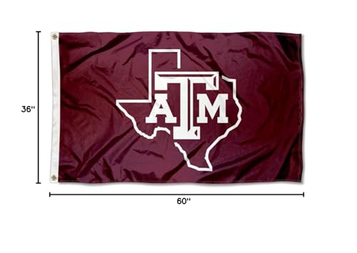 College Flags & Banners Co. Texas A&M Lone Star Logo and USA Flag 3x5 Set - Sports Collectibles, Sports Memorabilia, Sports Fan Shop, Sports Gifts
