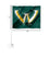 College Flags & Banners Co. Wayne State Warriors Car Flag - Sports Collectibles, Sports Memorabilia, Sports Fan Shop, Sports Gifts