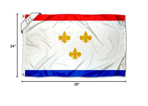 Sports Flags Pennants Company City of New Orleans 2x3 Flag - Sports Collectibles, Sports Memorabilia, Sports Fan Shop, Sports Gifts