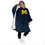 NCAA Michigan Wolverines Team Color Bloncho w/Logo Patch & Sherpa - Sports Gifts, Sports Memorabilia, Sports Collectibles, Fan Shop