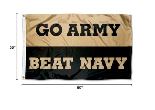 College Flags & Banners Co. Go Army Beat Navy and USA 3x5 Flag Set - Sports Collectibles, Sports Memorabilia, Sports Fan Shop, Sports Gifts