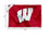 College Flags & Banners Co. Wisconsin Badgers Small 2x3 Foot Flag - Sports Collectibles, Sports Memorabilia, Sports Fan Shop, Sports Gifts