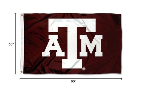 College Flags & Banners Co. Texas A&M University 3x5 Flag and USA 3x5 Flag Set - Sports Collectibles, Sports Memorabilia, Sports Fan Shop, Sports Gifts