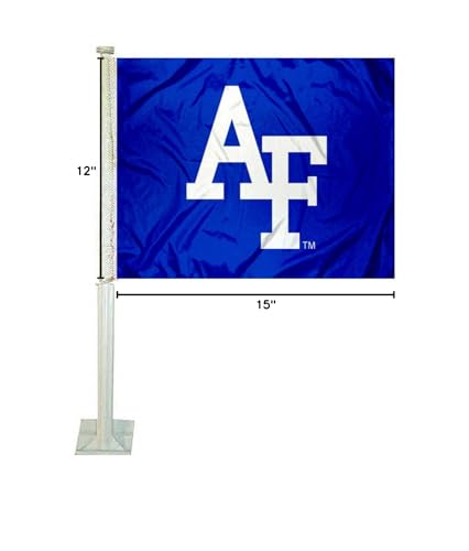 College Flags & Banners Co. Air Force Falcons Car Flag - Sports Collectibles, Sports Memorabilia, Sports Fan Shop, Sports Gifts