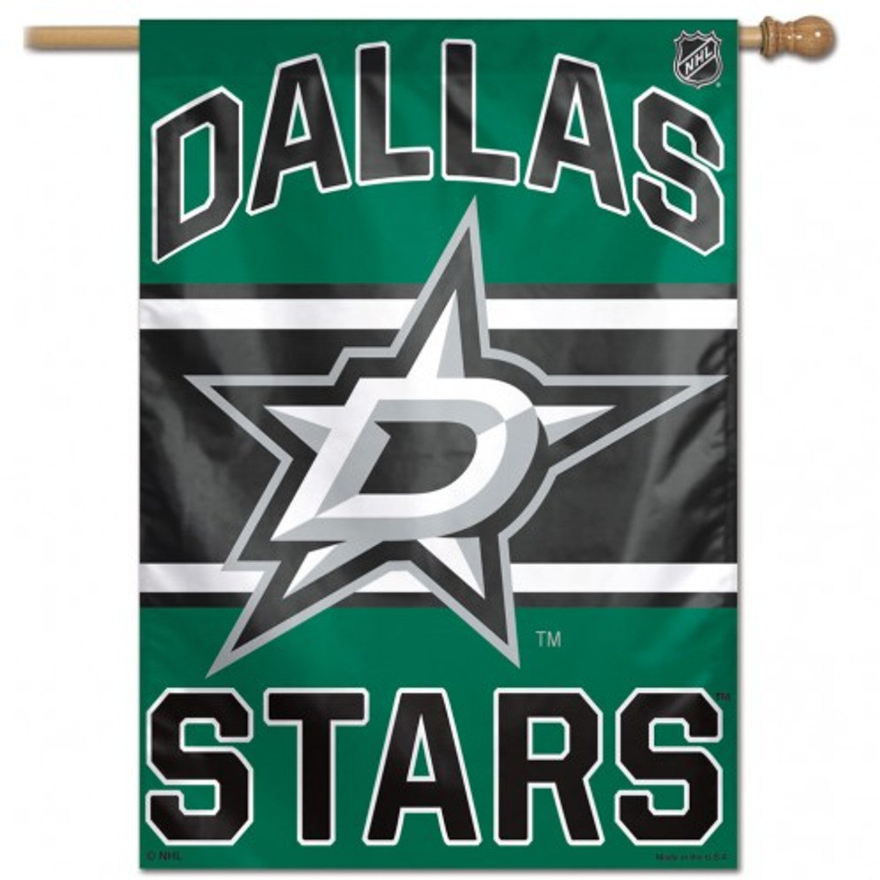 Dallas Stars Banner 28x40 Vertical - Sports Collectibles, Sports Memorabilia, Sports Fan Shop, Sports Gifts
