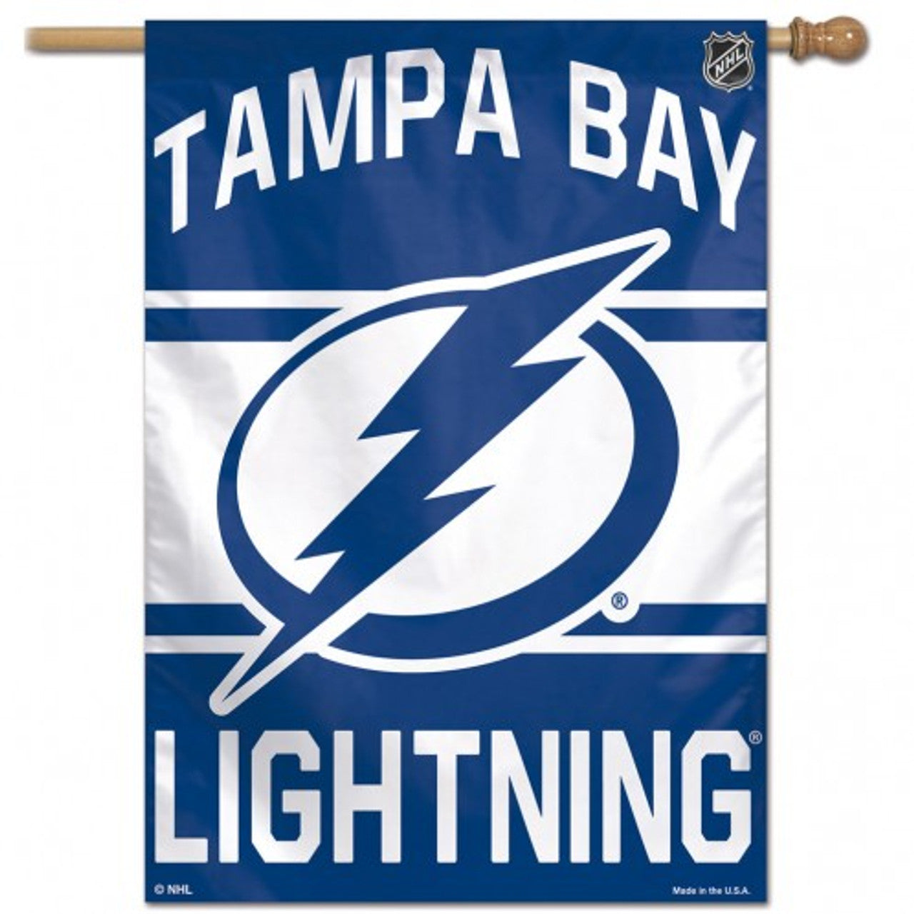Tampa Bay Lightning Banner 28x40 Vertical - Sports Collectibles, Sports Memorabilia, Sports Fan Shop, Sports Gifts