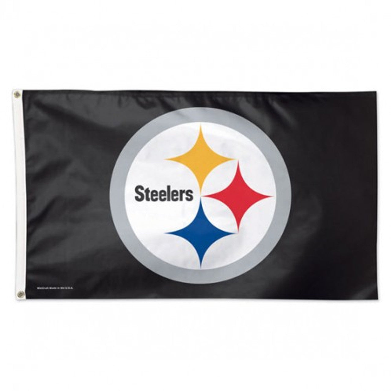 Pittsburgh Steelers Flag 3x5 Deluxe Style - Special Order - Sports Collectibles, Sports Memorabilia, Sports Fan Shop, Sports Gifts