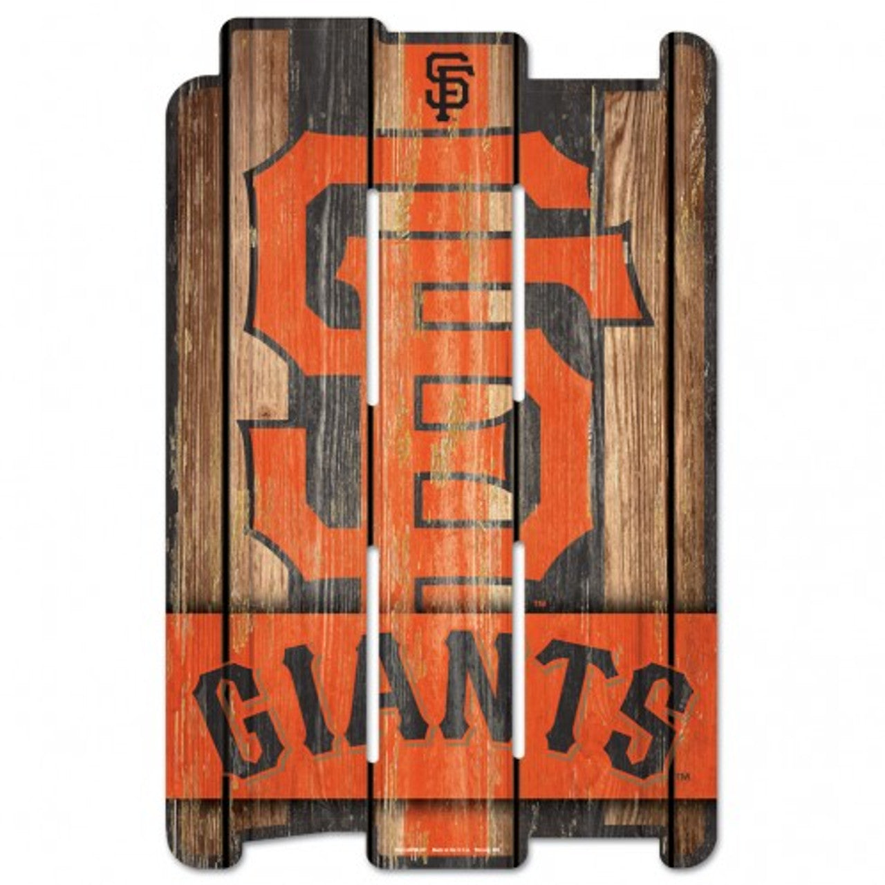 San Francisco Giants Sign 11x17 Wood Fence Style - Sports Collectibles, Sports Memorabilia, Sports Fan Shop, Sports Gifts