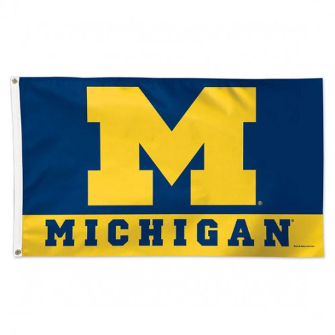 Michigan Wolverines Flag 3x5 Deluxe - Sports Collectibles, Sports Memorabilia, Sports Fan Shop, Sports Gifts