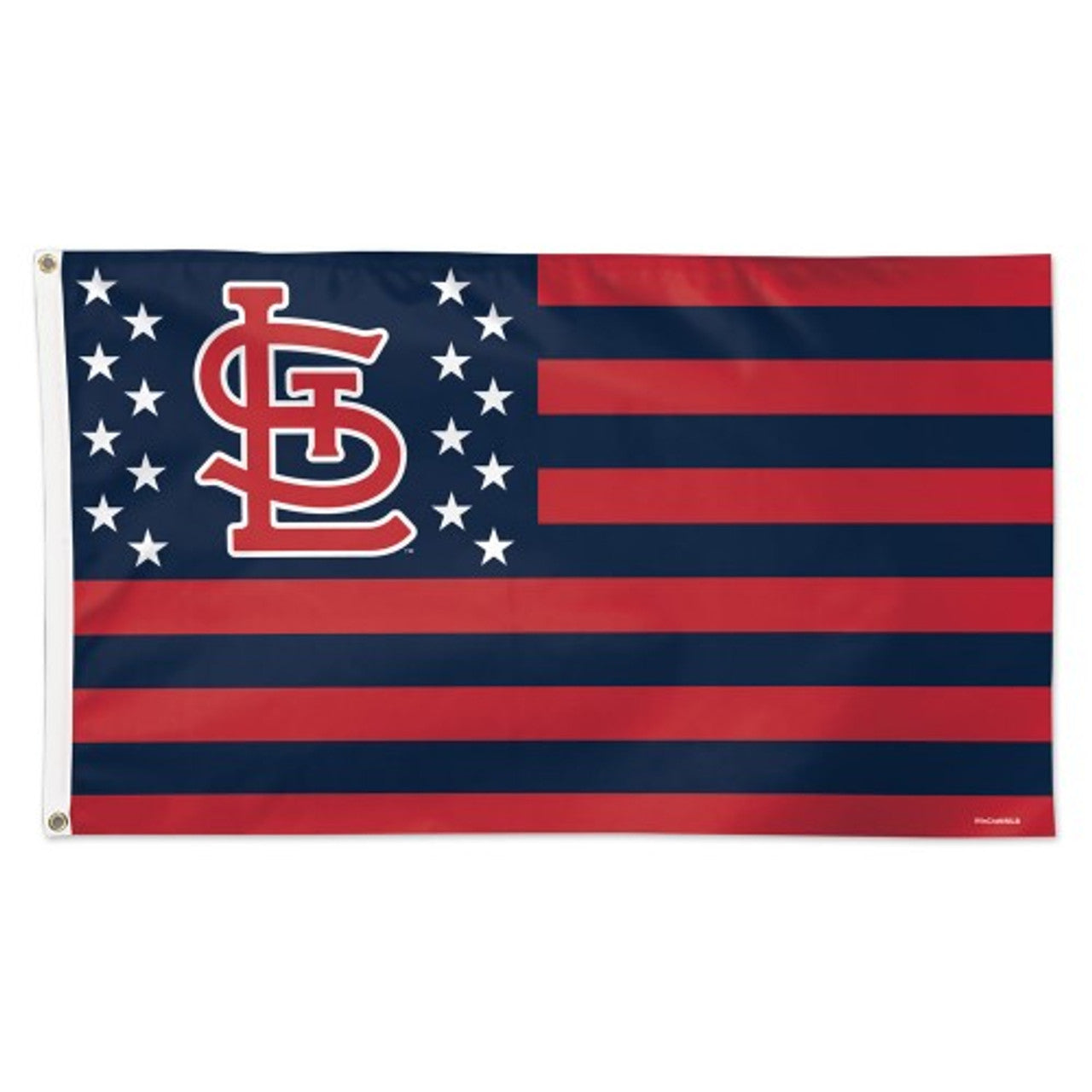 St.Louis Cardinals Flag 3x5 Deluxe Style Stars and Stripes Design - Sports Collectibles, Sports Memorabilia, Sports Fan Shop, Sports Gifts