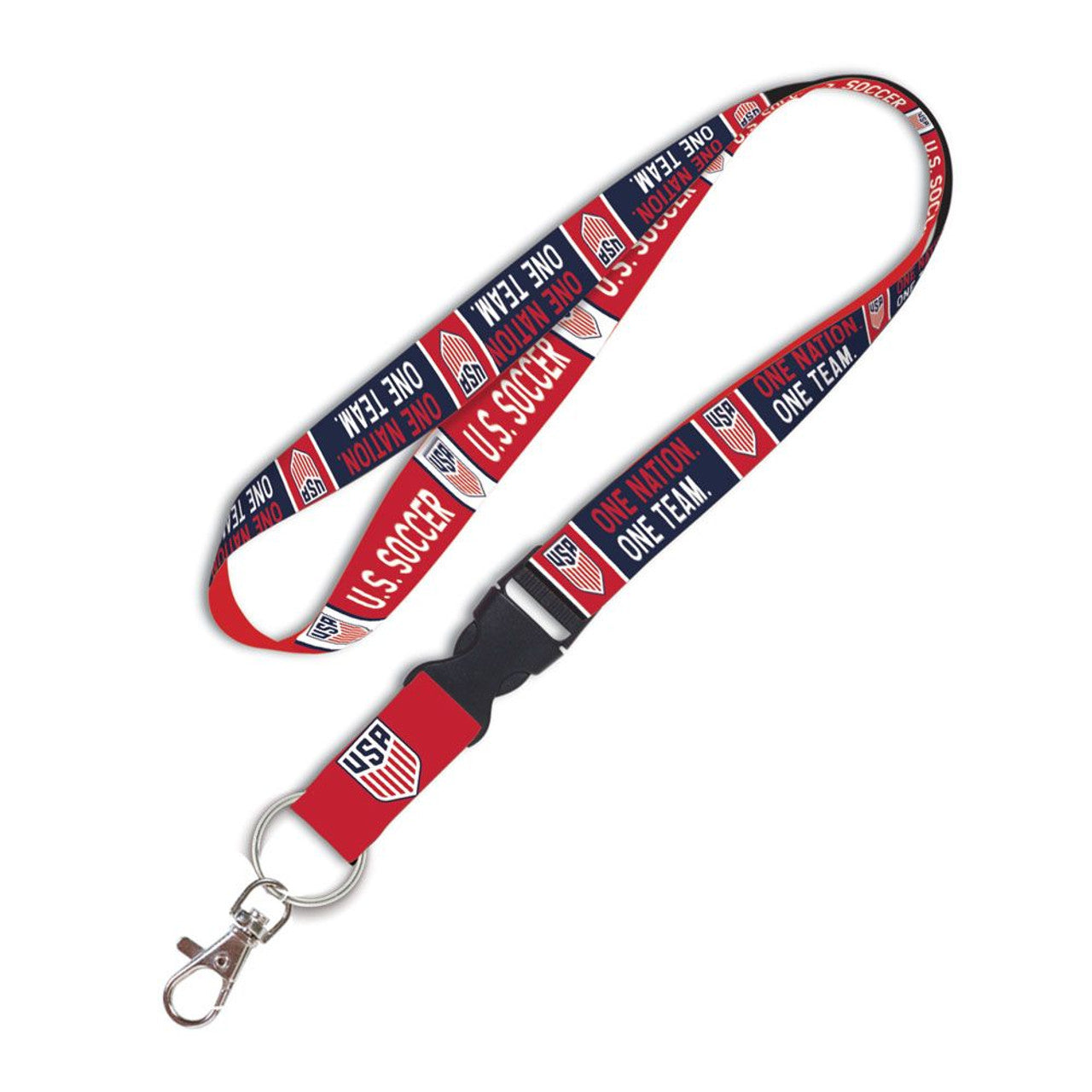 US Soccer National Team Lanyard with Detachable Buckle - Special Order - Sports Collectibles, Sports Memorabilia, Sports Fan Shop, Sports Gifts