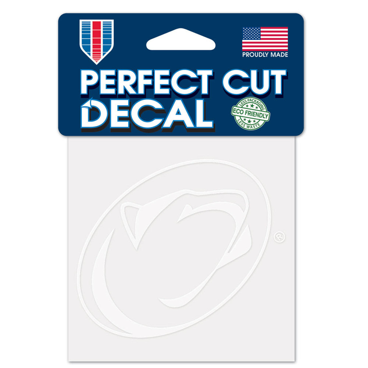 Penn State Nittany Lions Decal 4x4 Perfect Cut White - Sports Collectibles, Sports Memorabilia, Sports Fan Shop, Sports Gifts