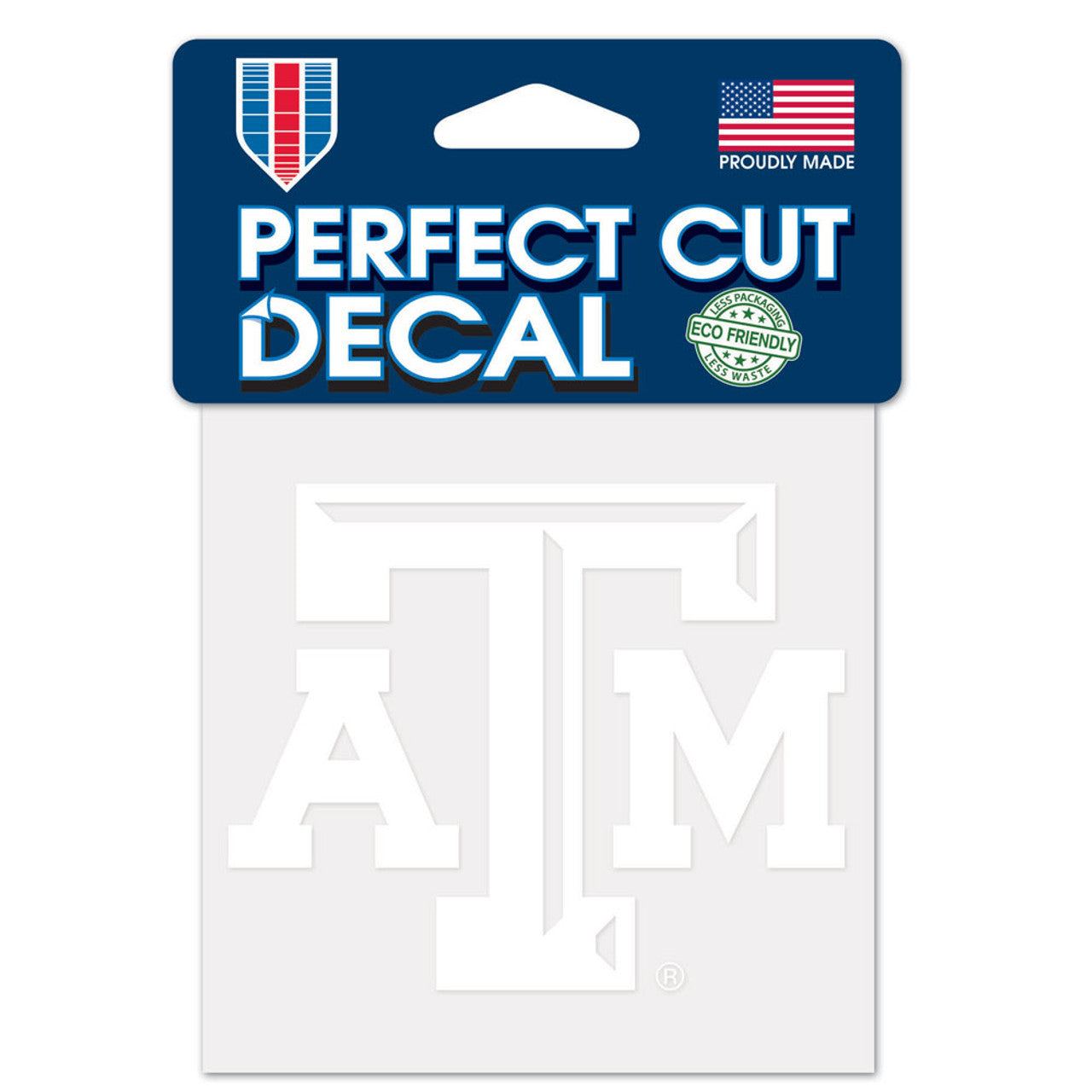 Texas A&M Aggies Decal 4x4 Perfect Cut White - Sports Collectibles, Sports Memorabilia, Sports Fan Shop, Sports Gifts
