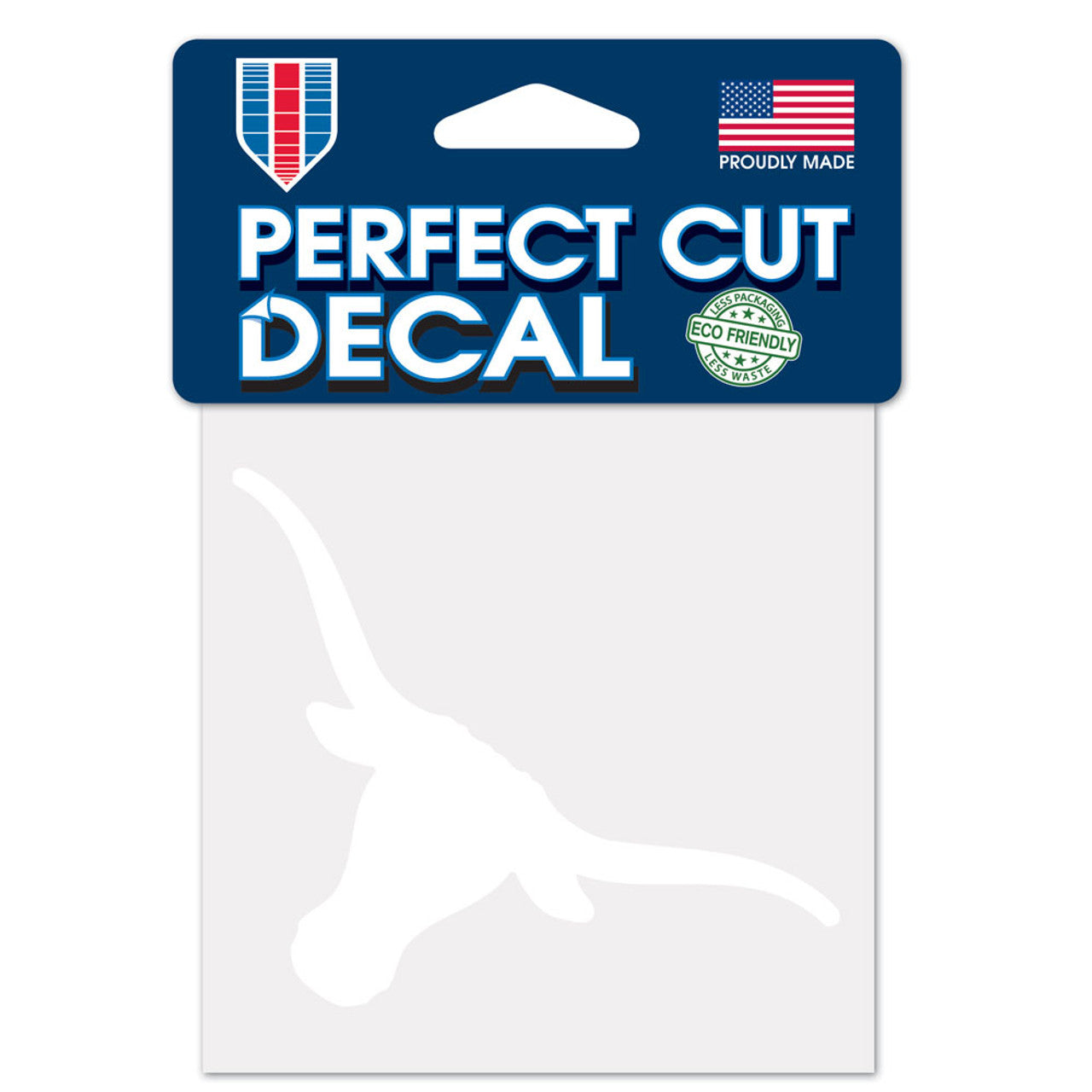 Texas Longhorns Decal 4x4 Perfect Cut White - Sports Collectibles, Sports Memorabilia, Sports Fan Shop, Sports Gifts