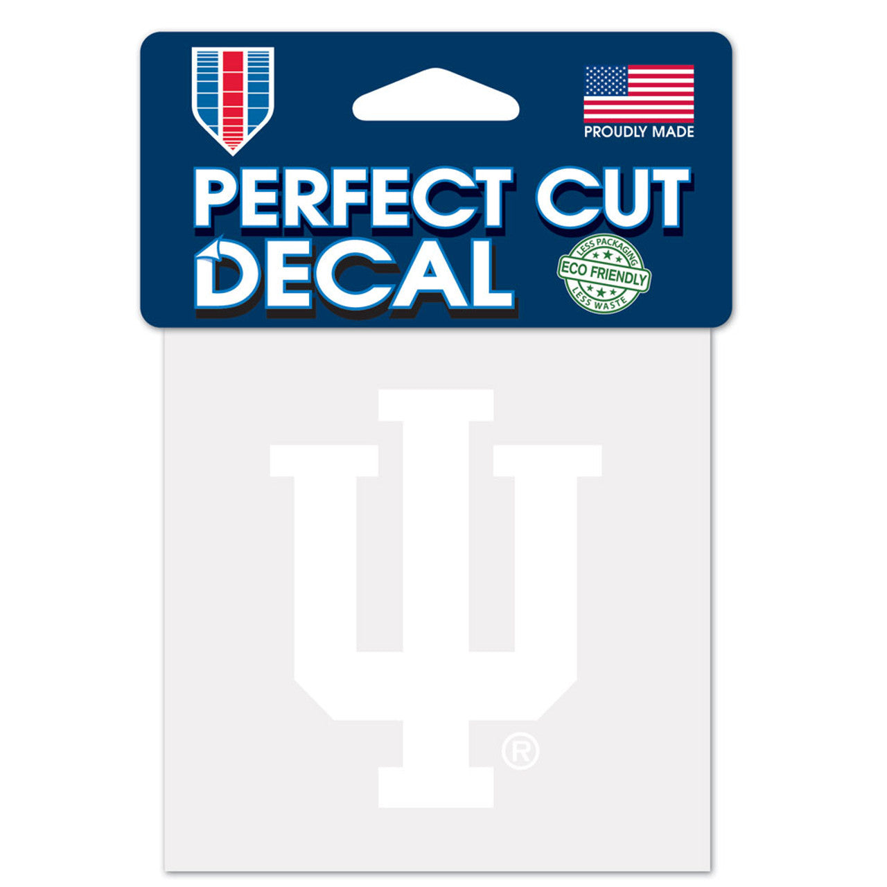 Indiana Hoosiers Decal 4x4 Perfect Cut White - Sports Collectibles, Sports Memorabilia, Sports Fan Shop, Sports Gifts