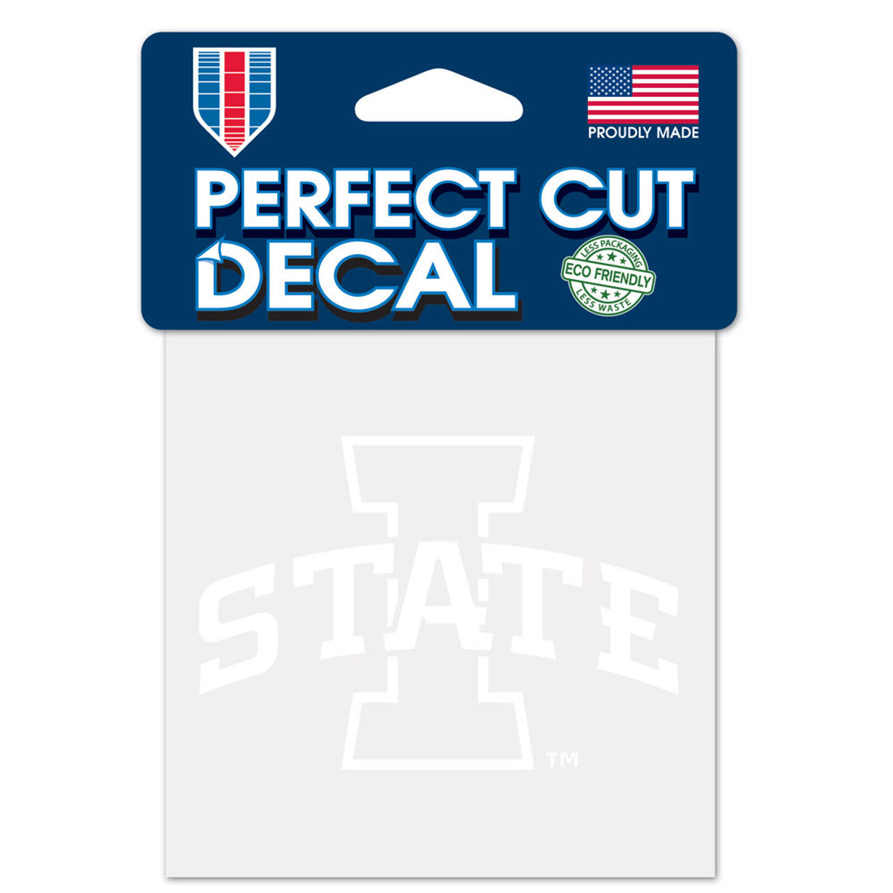 Iowa State Cyclones Decal 4x4 Perfect Cut White - Sports Collectibles, Sports Memorabilia, Sports Fan Shop, Sports Gifts