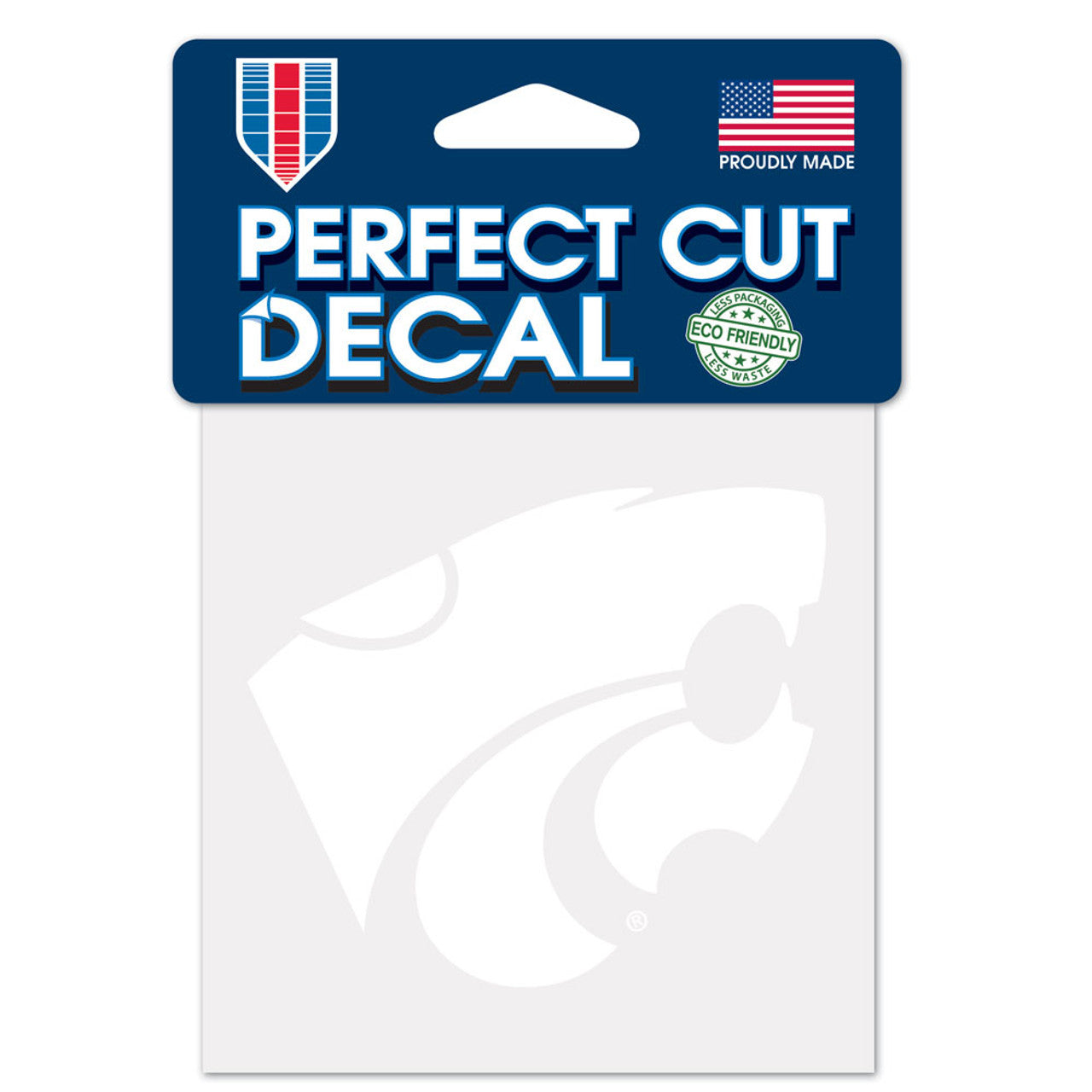 Kansas State Wildcats Decal 4x4 Perfect Cut White - Special Order - Sports Collectibles, Sports Memorabilia, Sports Fan Shop, Sports Gifts