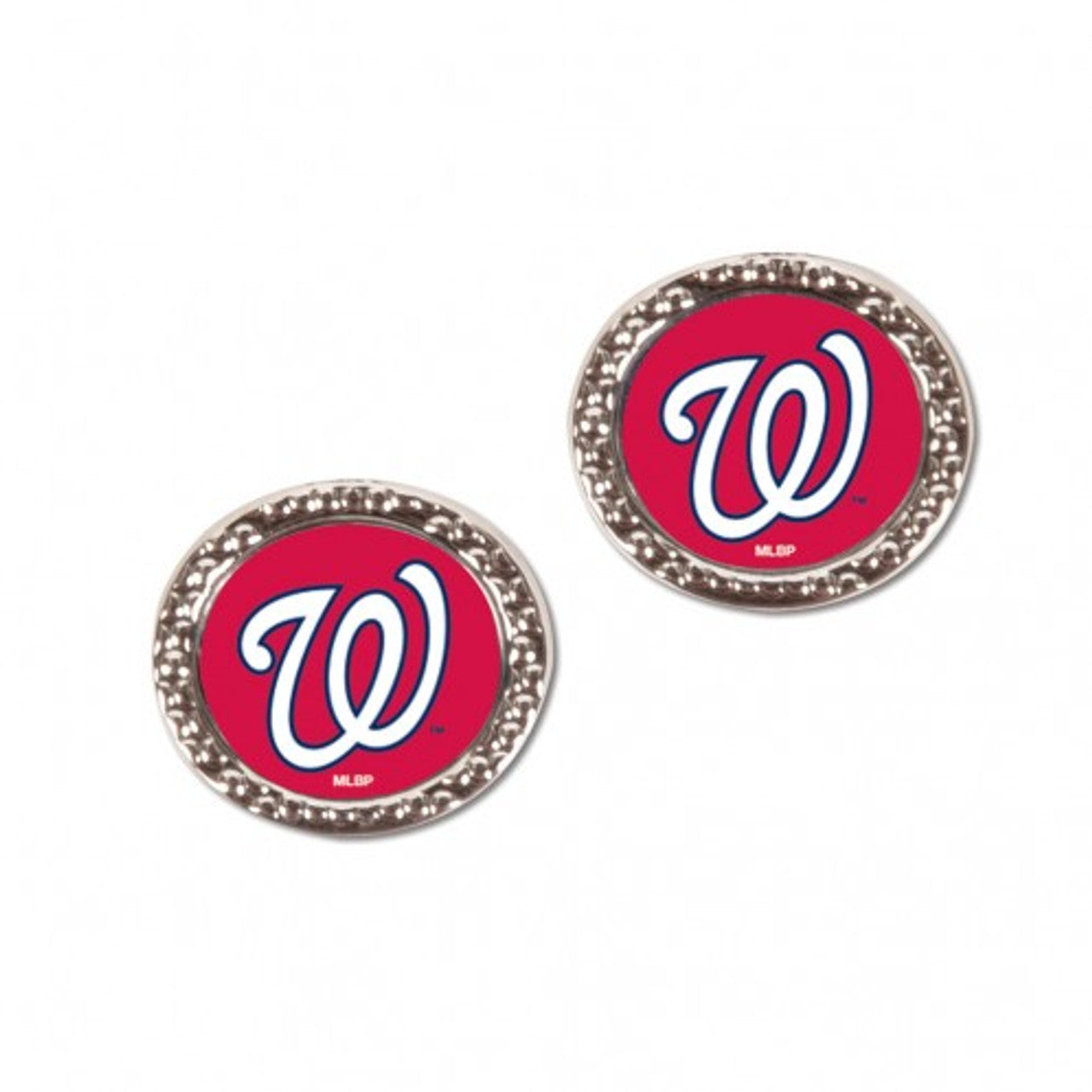 Washington Nationals Earrings Post Style - Special Order - Sports Collectibles, Sports Memorabilia, Sports Fan Shop, Sports Gifts