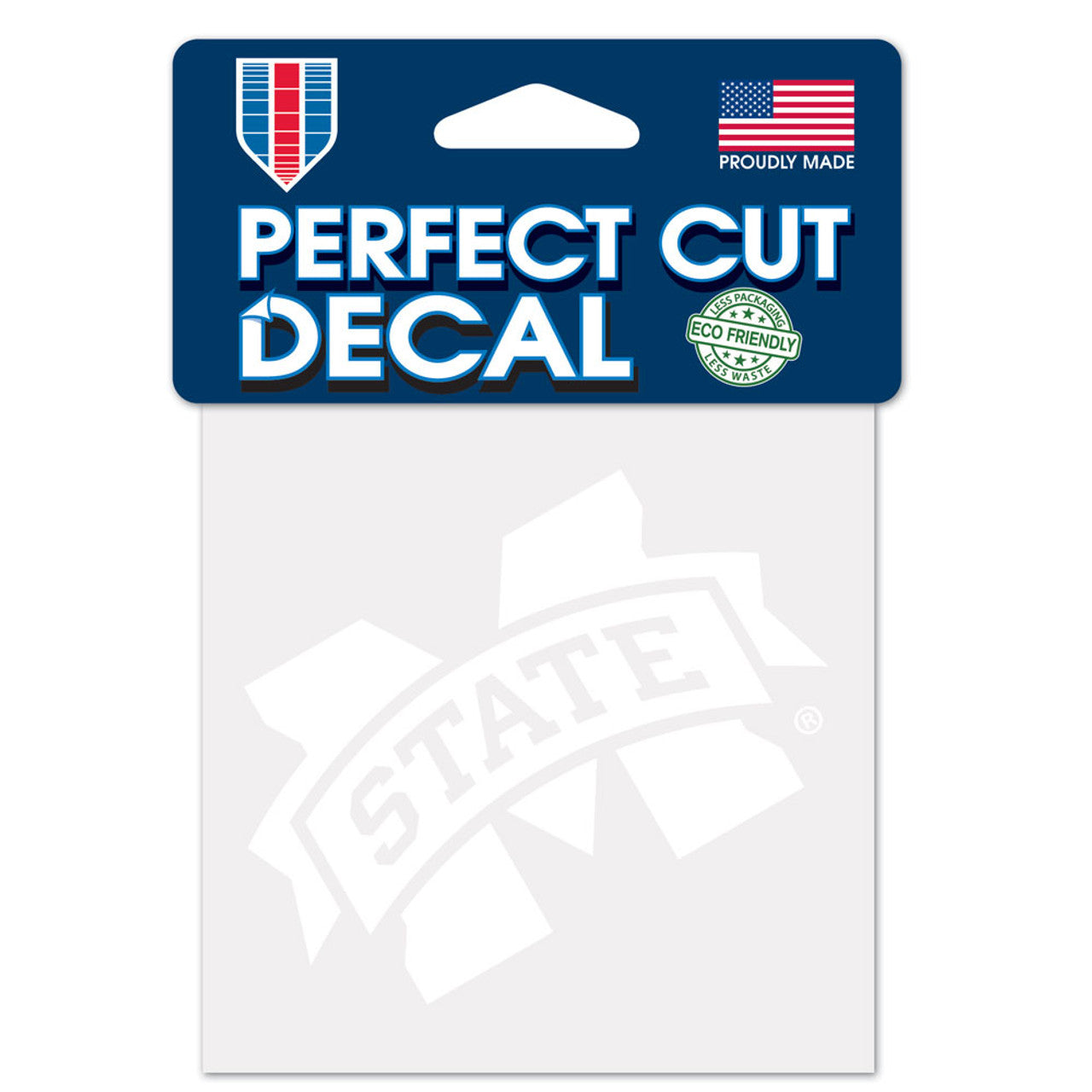 Mississippi State Bulldogs Decal 4x4 Perfect Cut White - Sports Collectibles, Sports Memorabilia, Sports Fan Shop, Sports Gifts