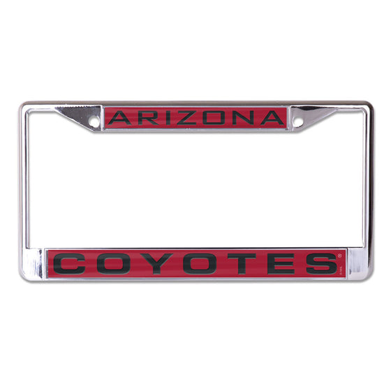 Arizona Coyotes License Plate Frame - Inlaid - Special Order - Sports Collectibles, Sports Memorabilia, Sports Fan Shop, Sports Gifts