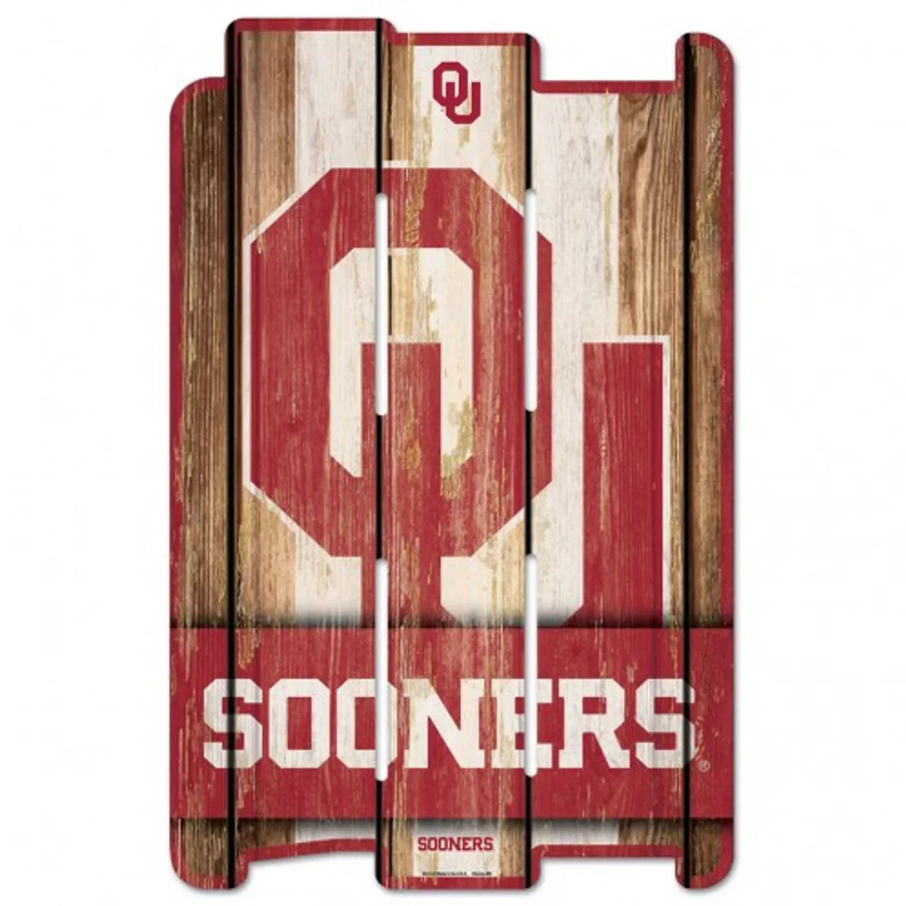 Oklahoma Sooners Wood Fence Sign (CDG) - 757 Sports Collectibles