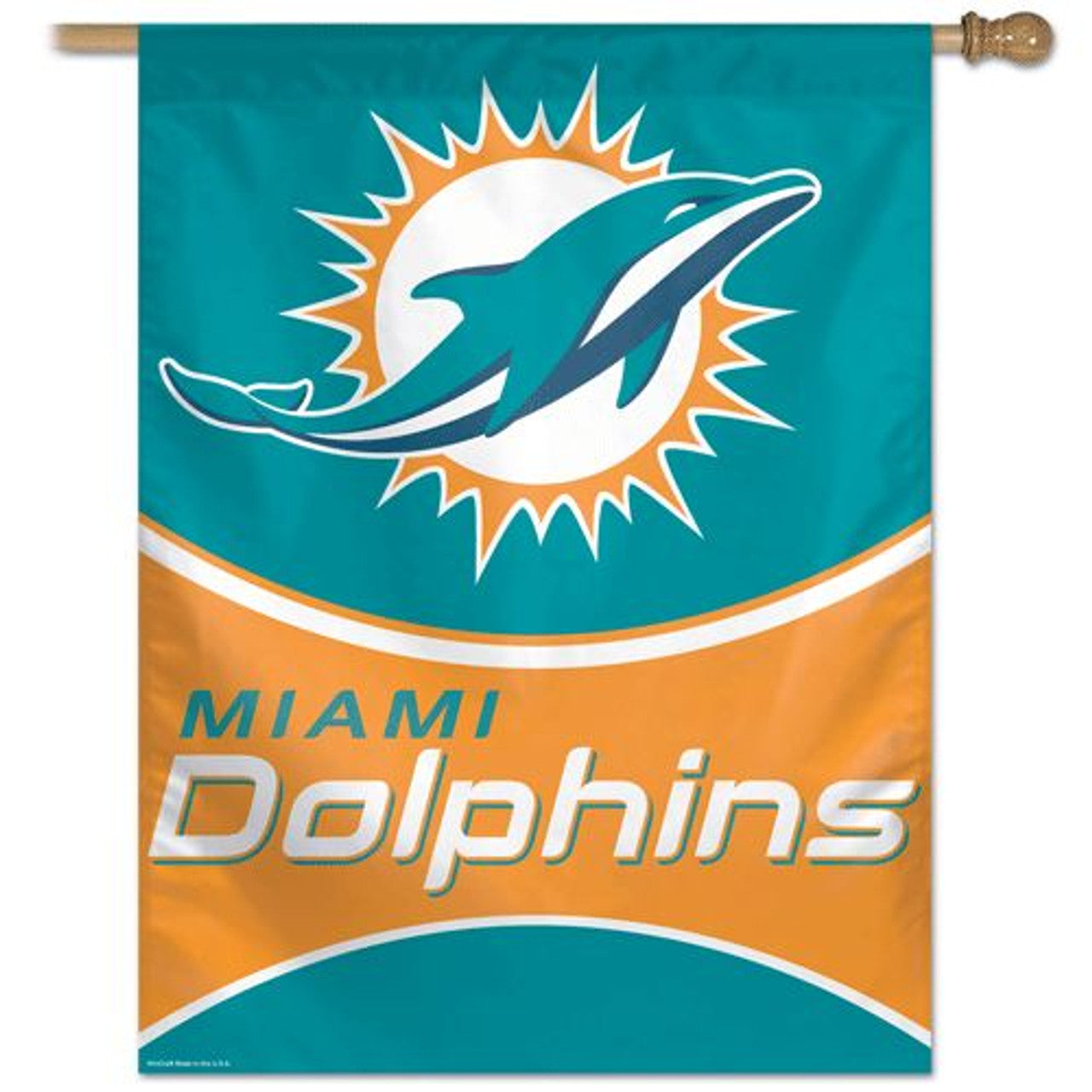 Miami Dolphins Banner 28x40 - Sports Collectibles, Sports Memorabilia, Sports Fan Shop, Sports Gifts