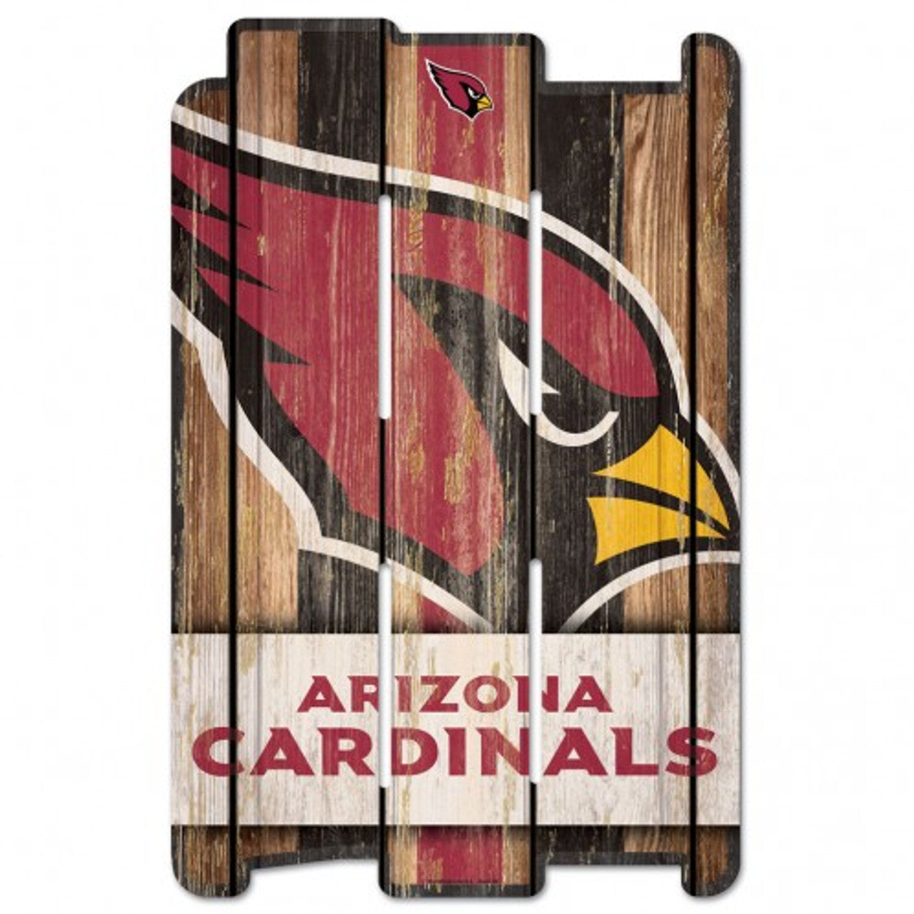 Arizona Cardinals Sign 11x17 Wood Fence Style - Sports Collectibles, Sports Memorabilia, Sports Fan Shop, Sports Gifts