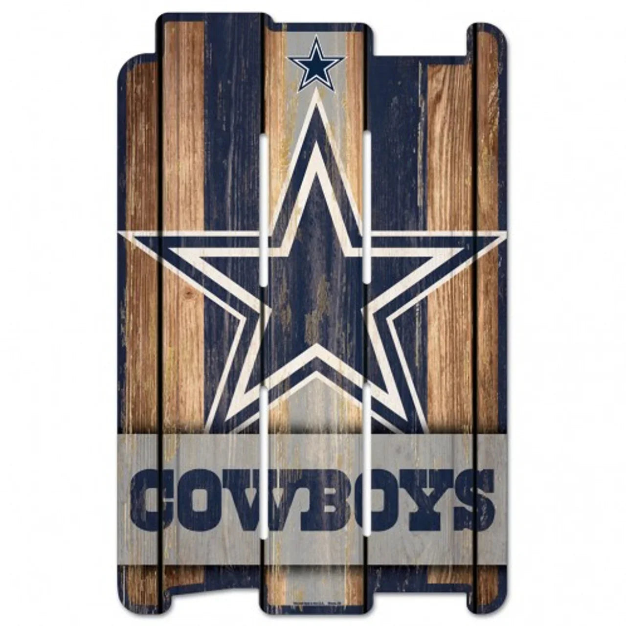 Dallas Cowboys Wood Fence Sign (CDG) - 757 Sports Collectibles