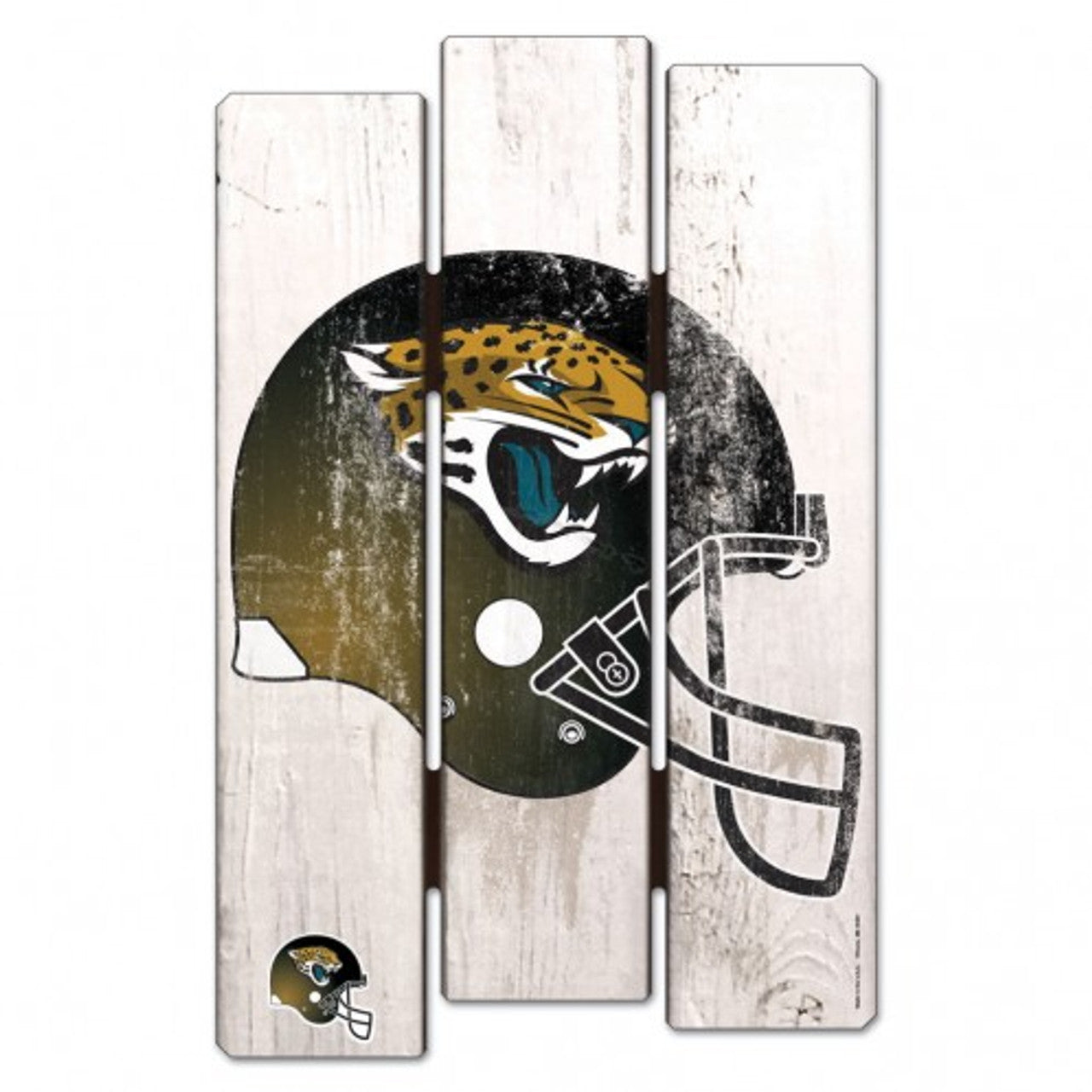 Jacksonville Jaguars Sign 11x17 Wood Fence Style - Sports Collectibles, Sports Memorabilia, Sports Fan Shop, Sports Gifts