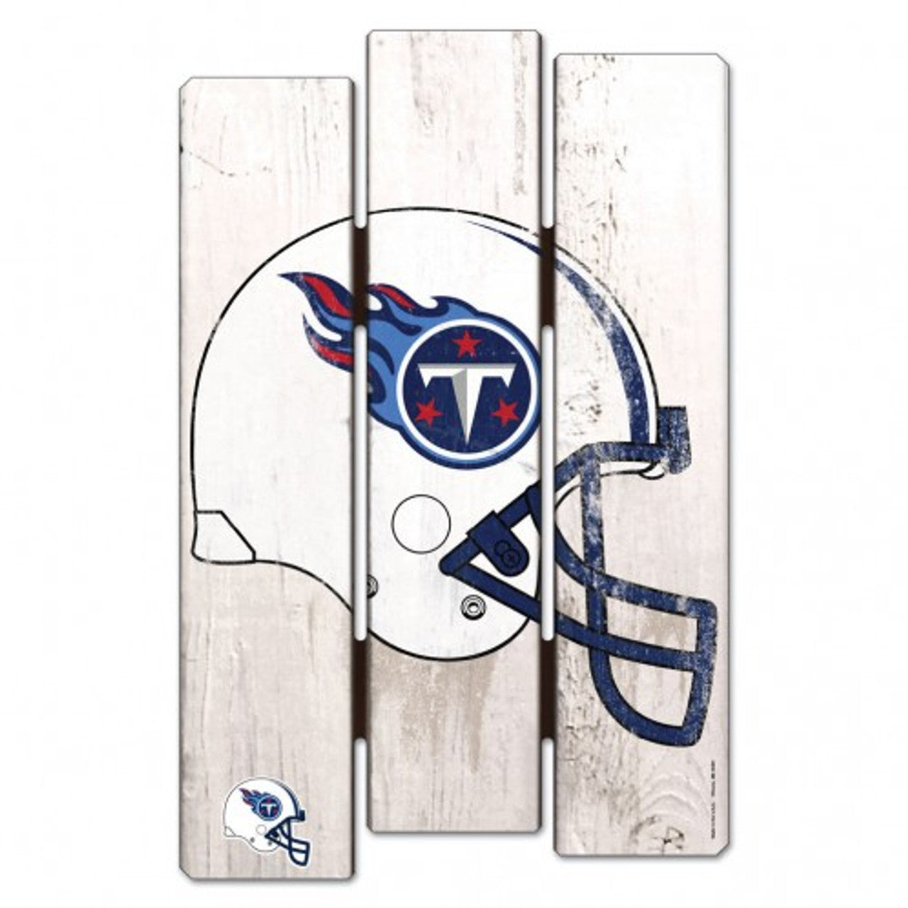 Tennessee Titans Sign 11x17 Wood Fence Style - Sports Collectibles, Sports Memorabilia, Sports Fan Shop, Sports Gifts