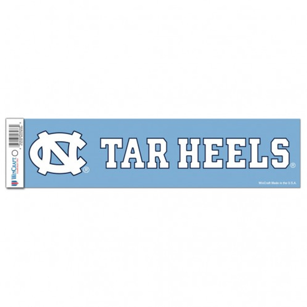 North Carolina Tar Heels Decal 3x12 Bumper Strip Style - Special Order - Sports Collectibles, Sports Memorabilia, Sports Fan Shop, Sports Gifts