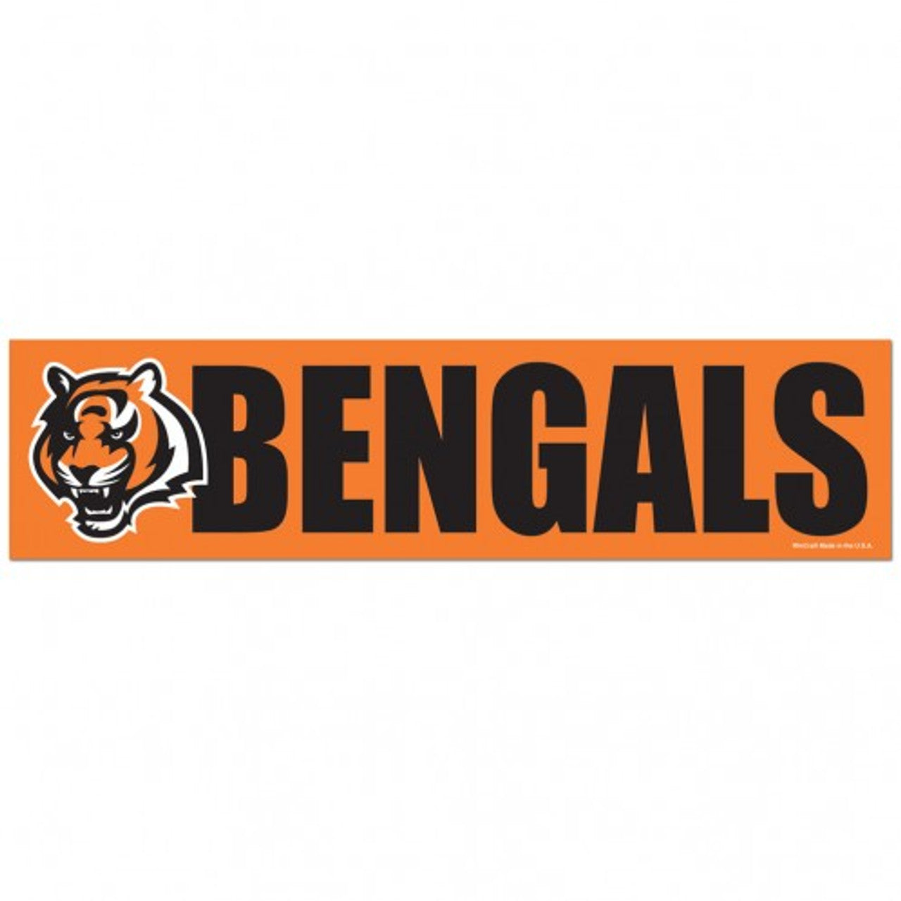 Cincinnati Bengals Bumper Sticker - Special Order - Sports Collectibles, Sports Memorabilia, Sports Fan Shop, Sports Gifts