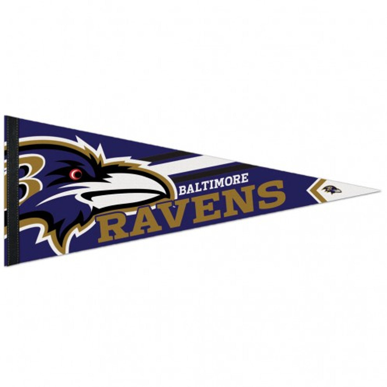Baltimore Ravens Pennant 12x30 Premium Style - Sports Collectibles, Sports Memorabilia, Sports Fan Shop, Sports Gifts