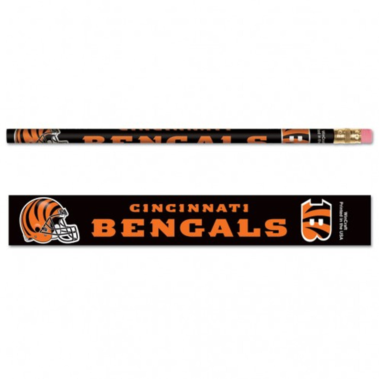 Cincinnati Bengals Pencil 6 Pack - Sports Collectibles, Sports Memorabilia, Sports Fan Shop, Sports Gifts