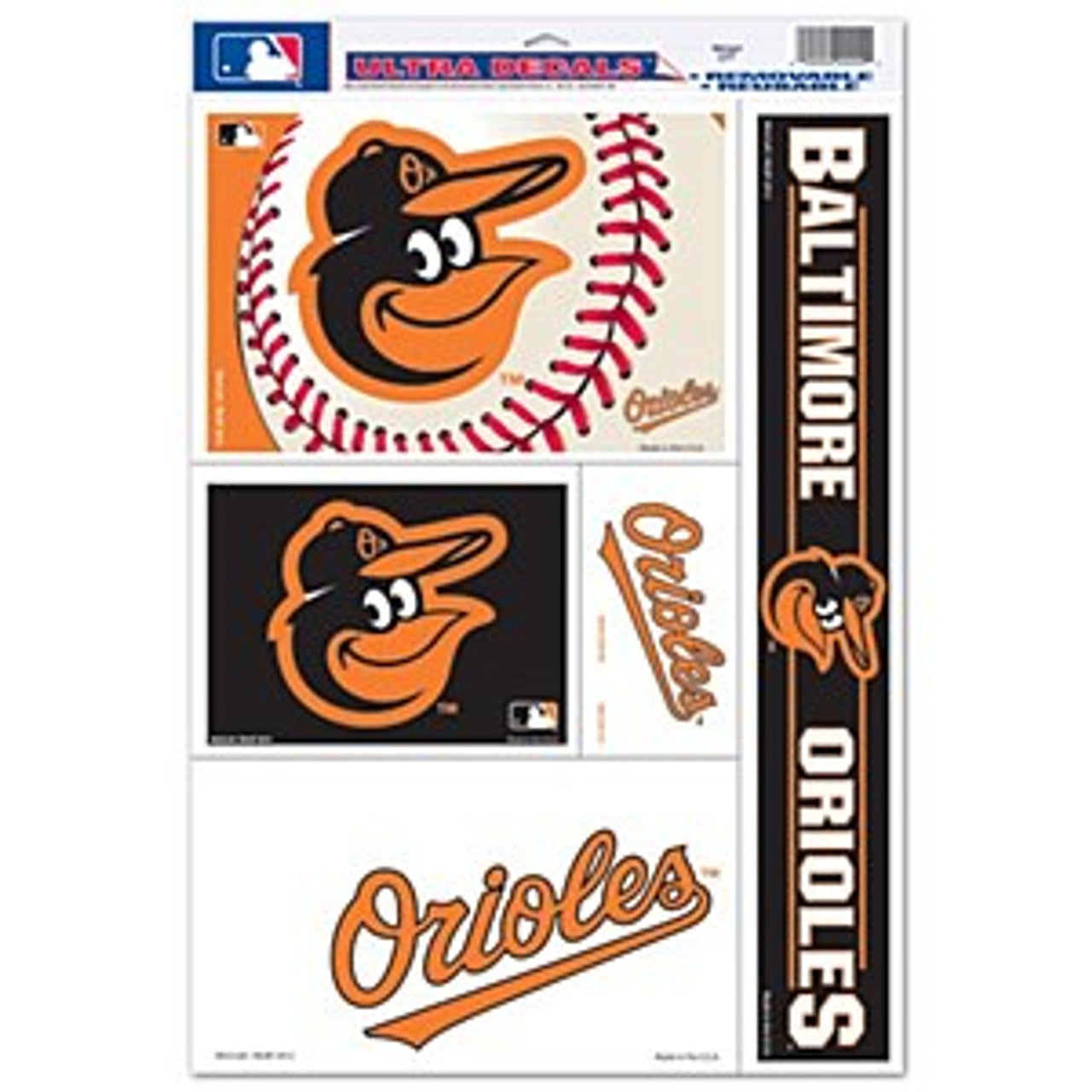 Baltimore Orioles Decal 11x17 Ultra - Special Order - Sports Collectibles, Sports Memorabilia, Sports Fan Shop, Sports Gifts