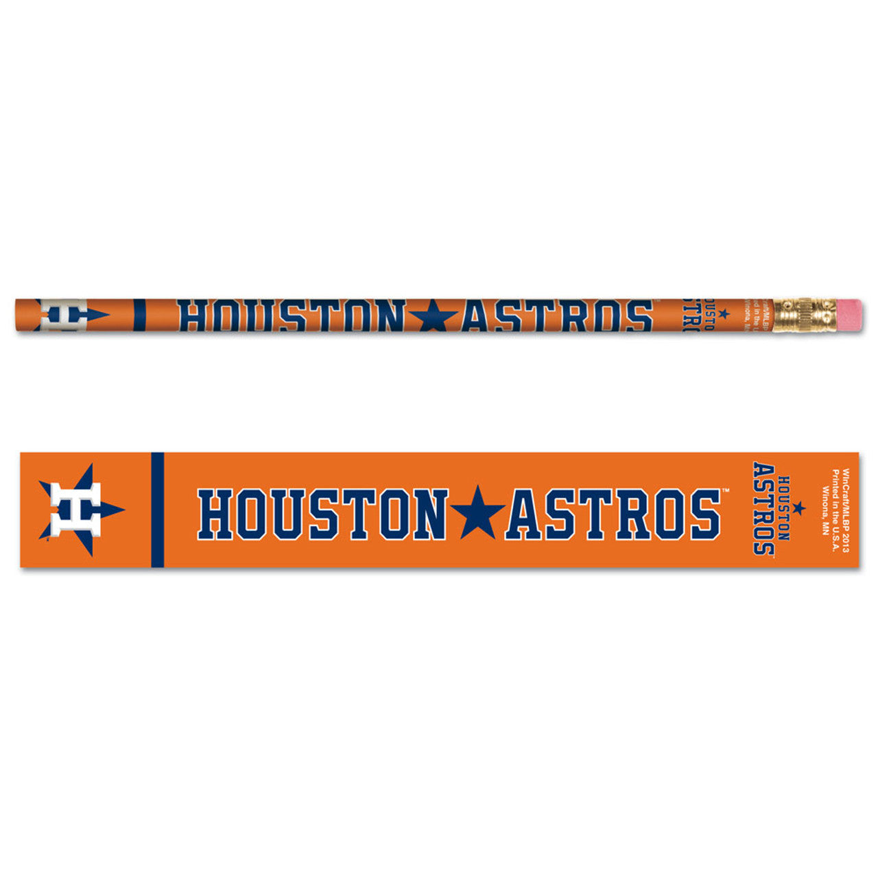 Houston Astros Pencil 6 Pack - Special Order - Sports Collectibles, Sports Memorabilia, Sports Fan Shop, Sports Gifts