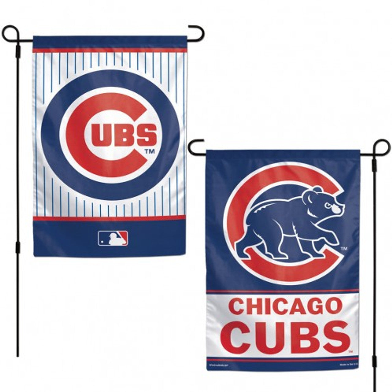 Chicago Cubs Flag 12x18 Garden Style 2 Sided - Sports Collectibles, Sports Memorabilia, Sports Fan Shop, Sports Gifts