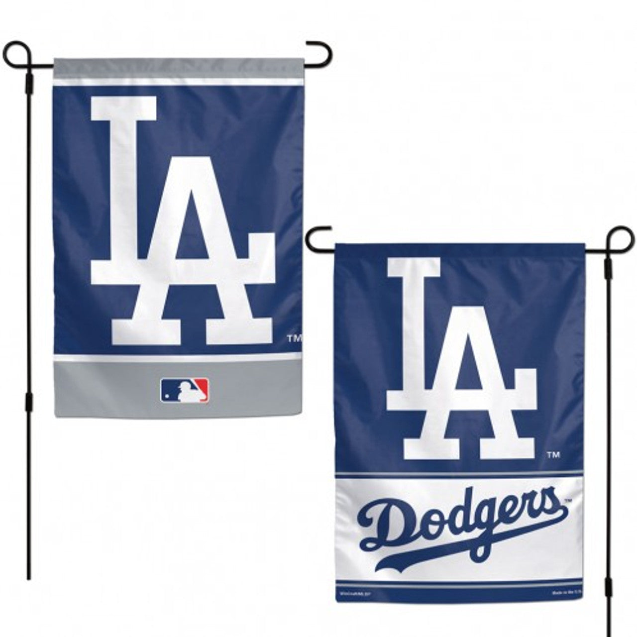 Los Angeles Dodgers Flag 12x18 Garden Style 2 Sided - Sports Collectibles, Sports Memorabilia, Sports Fan Shop, Sports Gifts