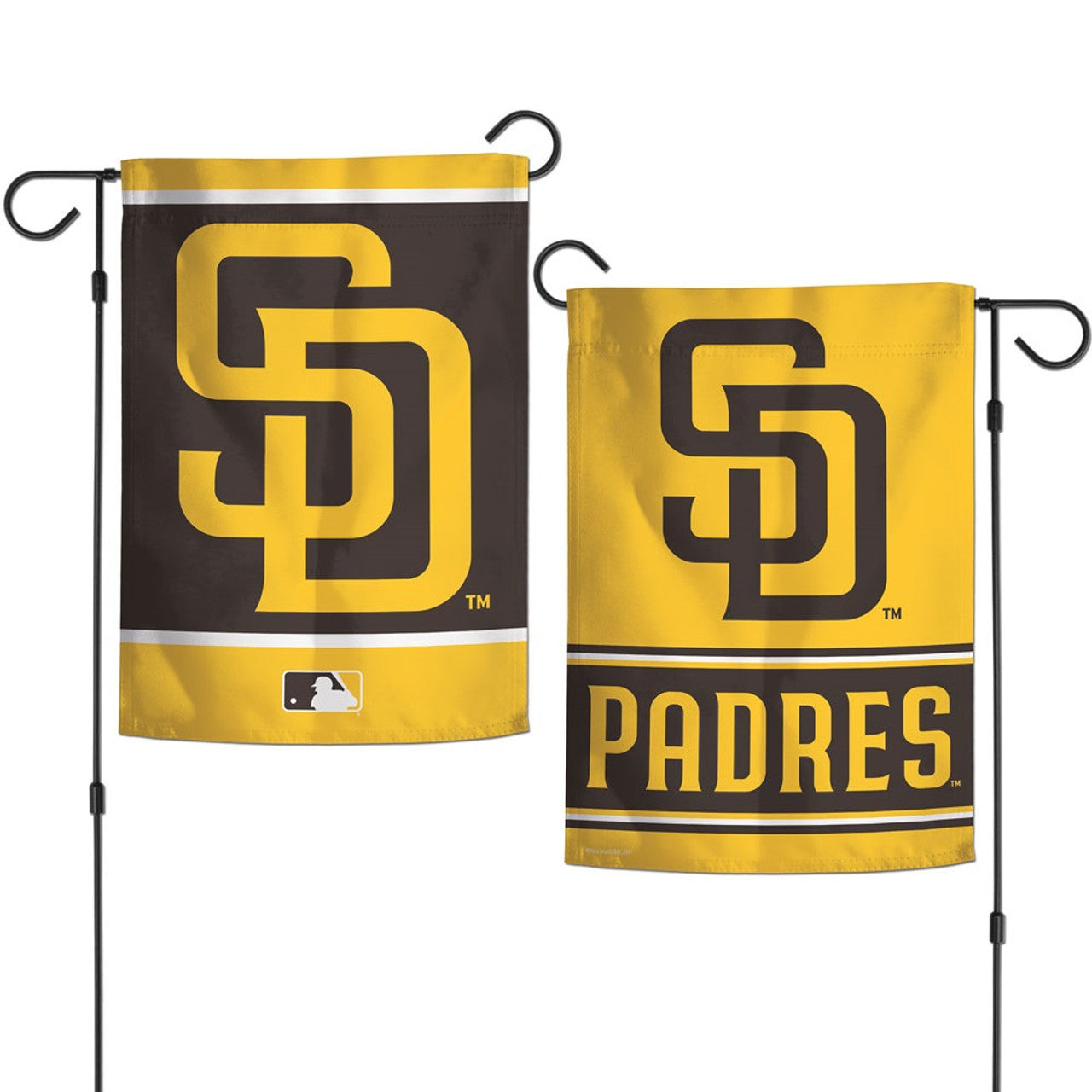 San Diego Padres Flag 12x18 Garden Style 2 Sided - Sports Collectibles, Sports Memorabilia, Sports Fan Shop, Sports Gifts