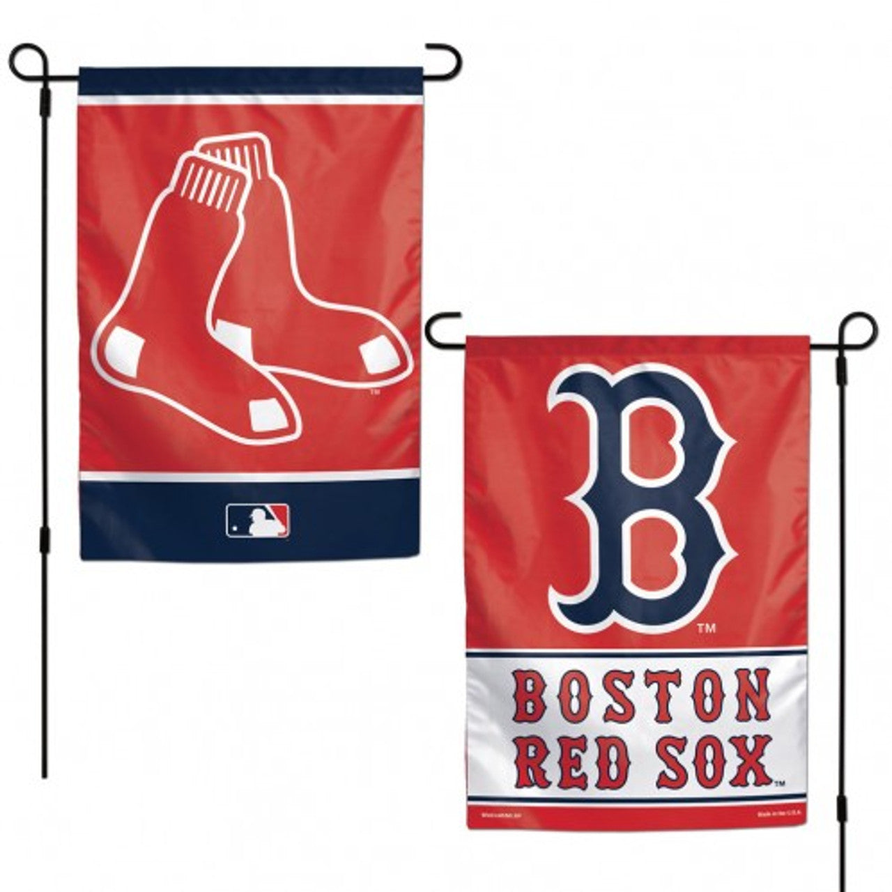 Boston Red Sox Flag 12x18 Garden Style 2 Sided - Sports Collectibles, Sports Memorabilia, Sports Fan Shop, Sports Gifts
