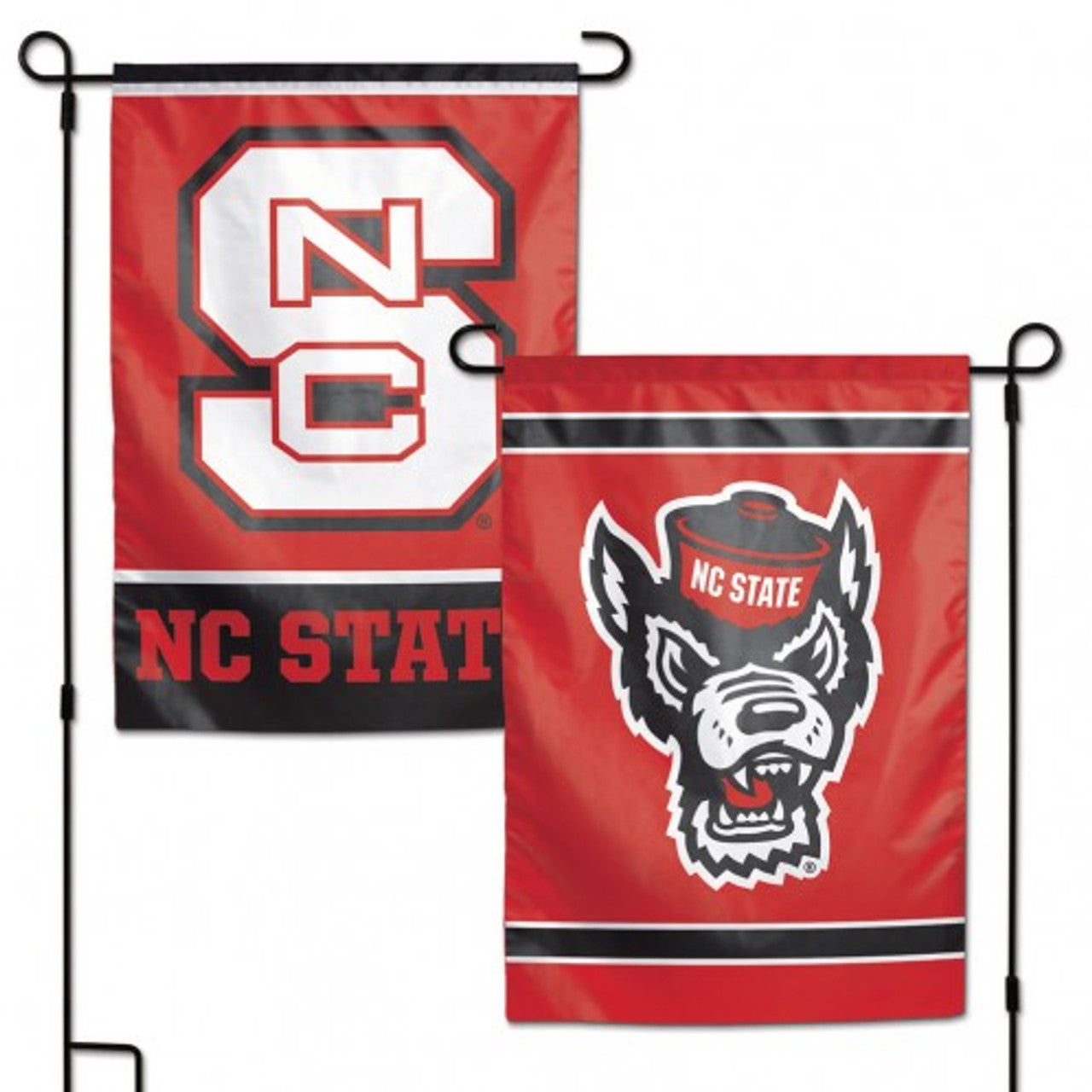 North Carolina State Wolfpack Flag 12x18 Garden Style 2 Sided - Sports Collectibles, Sports Memorabilia, Sports Fan Shop, Sports Gifts